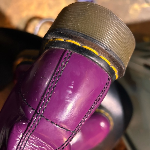 Women’s Purple Patent Leather Dr Martens - Picture 7 of 9